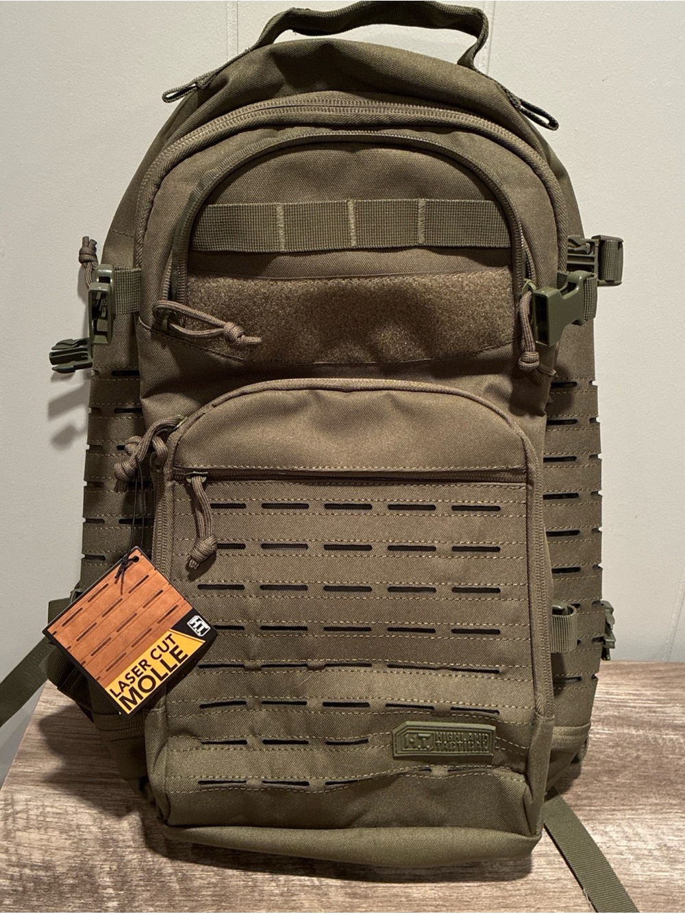 Highland Tactical Roger Tactical Backpack Green Military  Gorpcore Outdoors